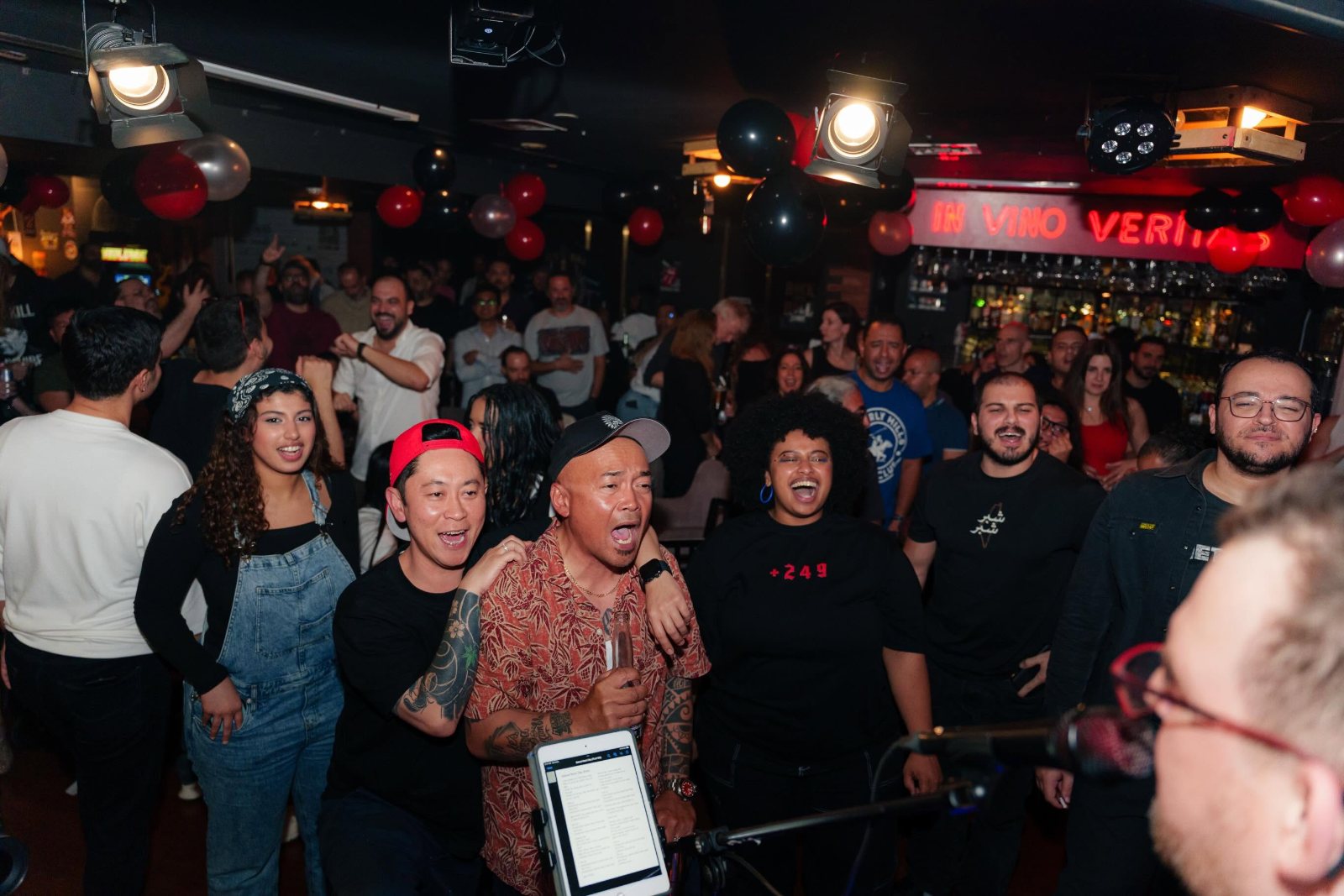 Hot Mess night crowd at Bricks